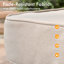 Ensemble de conversation d'extérieur en rotin pour 7 personnes avec chaises berçantes pivotantes-641597083