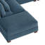 8 Seater Corduroy Corner Sofa -581254943