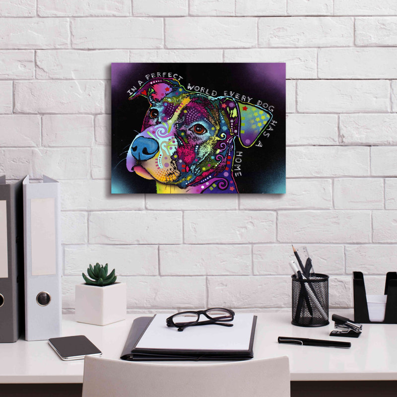 «In a Perfect World» par Dean Russo, impression sur toile tendue, H 12 po x l 16 po x P 0,75 po