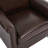 Hamse Genuine Leather Upholstered Accent Armchair-254838025