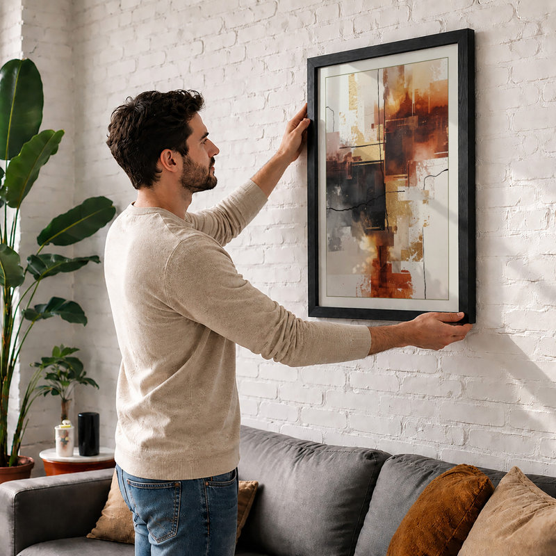 Warm Abstractions Abstract - Print, Black, A3 - 42.0 x 29.7 cm