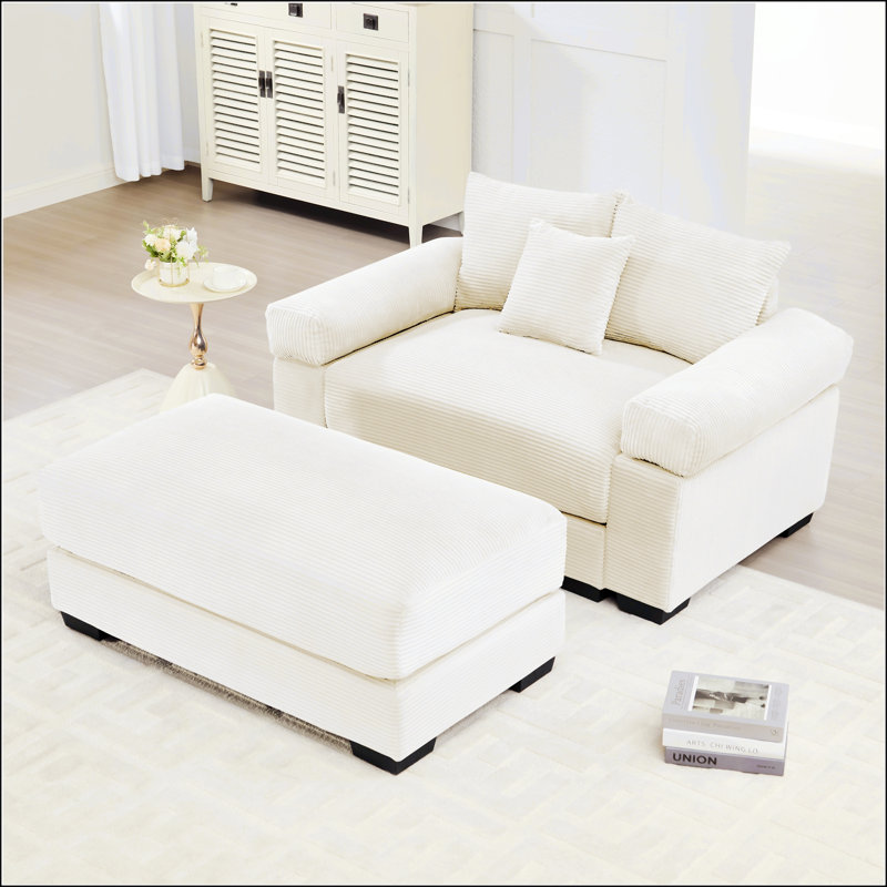 Très grand canapé modulaire Cloud, Crème