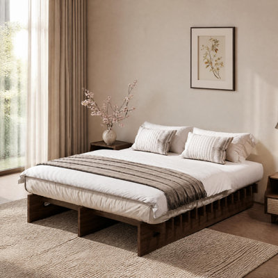 Solid Wood Platform Bed