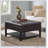 Rectangle Tufted Upholstered PU Ottoman