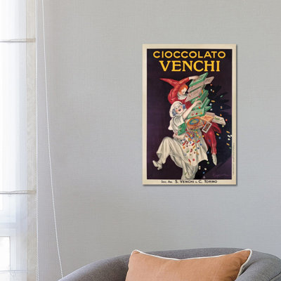 Cioccolato Venchi by Leonetto Cappiello - Wrapped Canvas Print