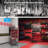 Heavy Duty Red Rolling Power Tool Organizer Cart with Charging Station