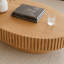 Table basse cannelée avec pied central-693683459
