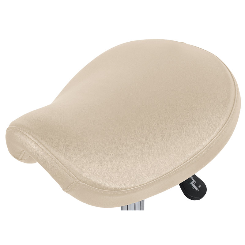Tabouret de selle réglable et ergonomique - Chaise réglable en hauteur et inclinable pour les bureaux debout, les laboratoires, les studios et les cabinets médicaux