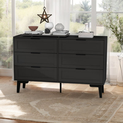 Accent Chest, Cailan Accent Cabinet with 6 drawers dresser