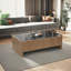 Rectangular tempered glass coffee table-106378502-106378499