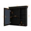 Armoire à pharmacie moderne avec miroir, armoire murale 30 po x 28 po avec rangement et étagères ouvertes Modern-1115330574