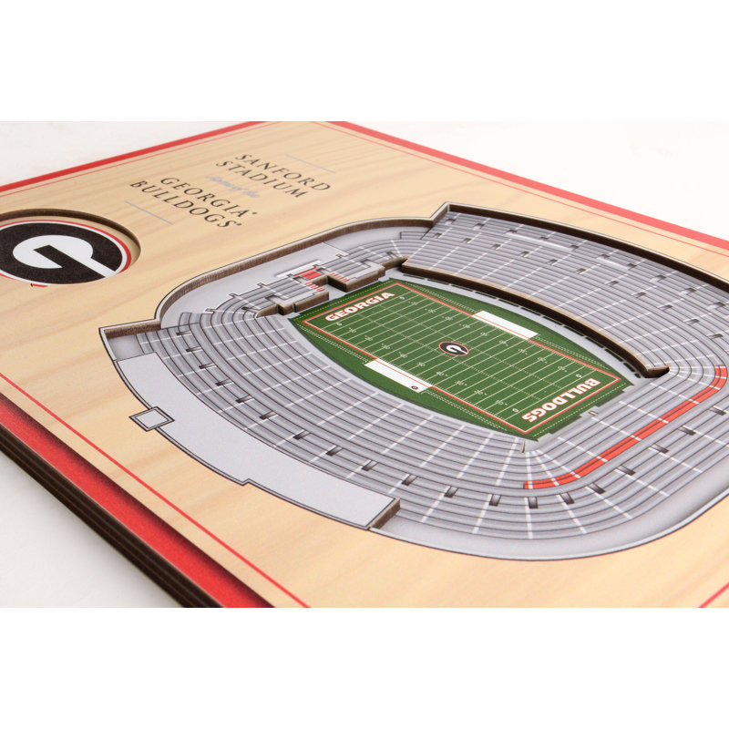 Affichage de bureau ncaa 3d stadiumviews, Université de la Géorgie