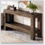 Table de canapé à 2 niveaux, table de vestibule, console