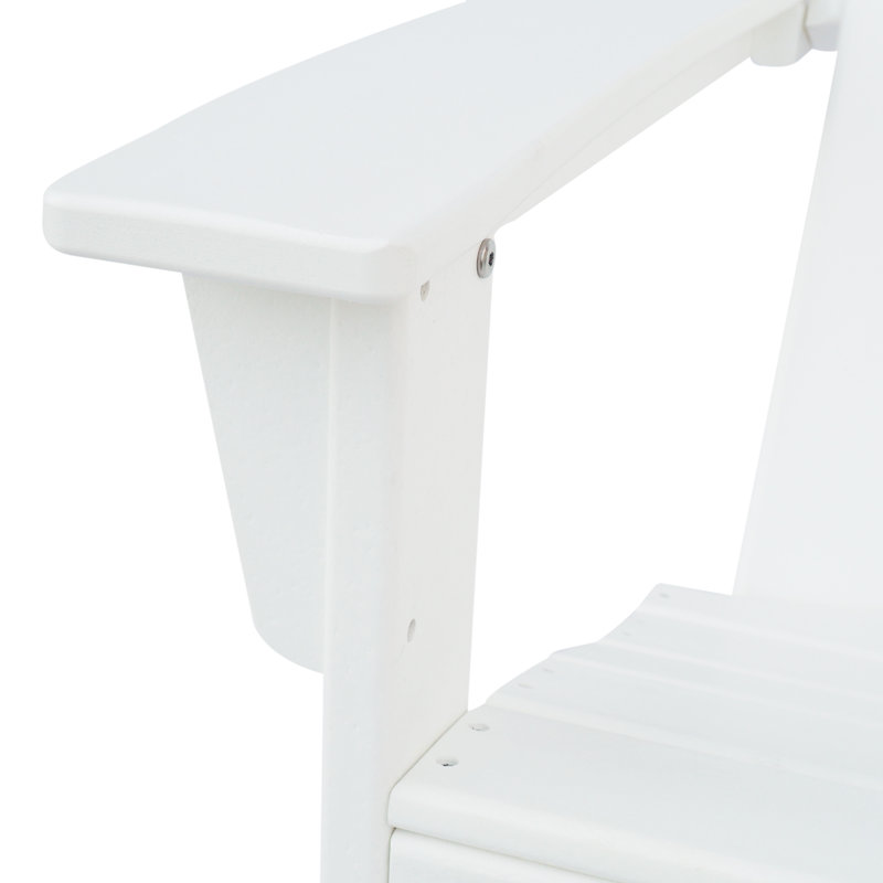 Fauteuil adirondack en résine d’extérieur portland, Blanc