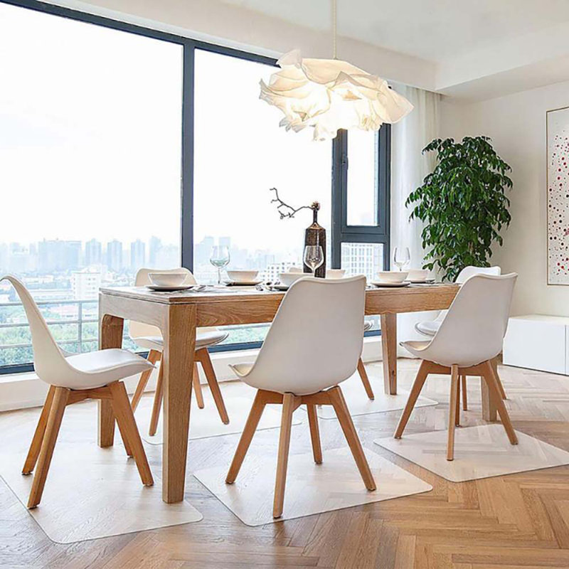 Janeen Hard Floor Straight Chair Mat, 120 x 90cm