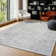Copenhaver Power Loom Grey/Cream Area Rug