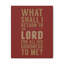 What Shall I Return Psalm 116:12 - Wrapped Canvas Print-1790276053