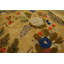 Late 19th Century Antique Small American Floral Folk Art Hooked Rug