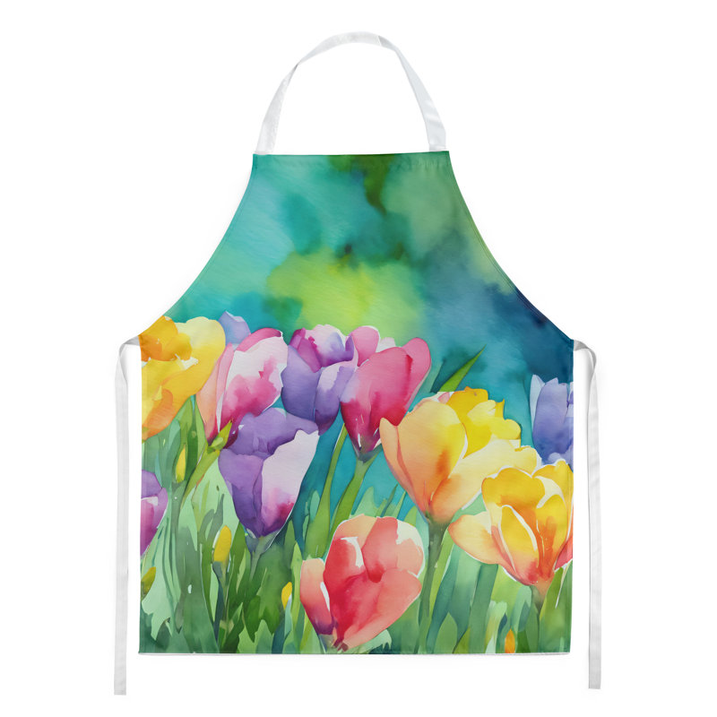 Floral Bib Apron
