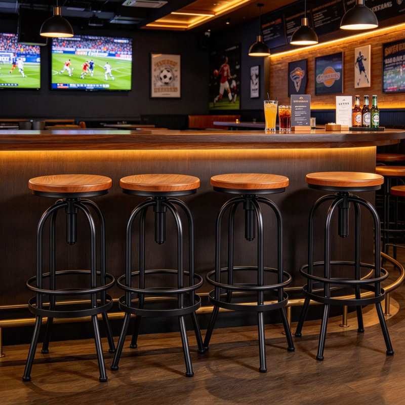 Tabouret de bar Dennel, 4