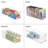 mDesign Plastic Home Office Storage Organizer Bin With Handles - 8 Pack - Clear