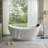 68" x 30" Freestanding Soaking Acrylic Bathtub