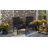 Leonard 2 - Person Patio Dining Set with Square Table , Cushions Included