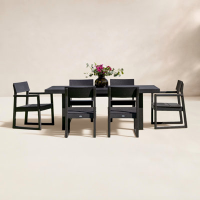 Edge Rectangular 6-Person 78'' Long Dining Set