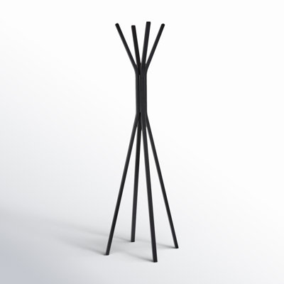 Freestanding 4 - Hook Coat Rack