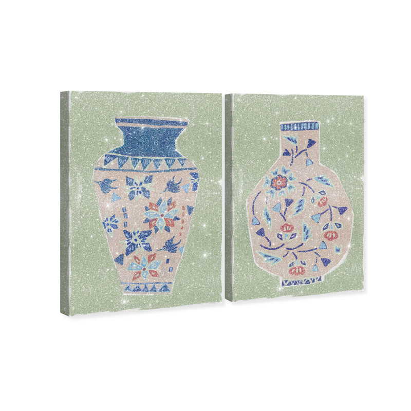 Heirloom Vase Set Set by Oliver Gal, 15" H x 10" W, Gallery Wrapped