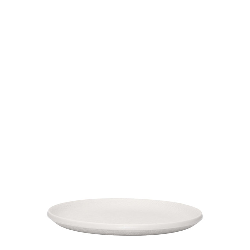 Trama Melamine Salad/Dessert Plate, Light Gray