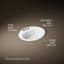 Lavabo de salle de bain ovale encastrable avec trop-plein Farmington-1518297815-1544844597