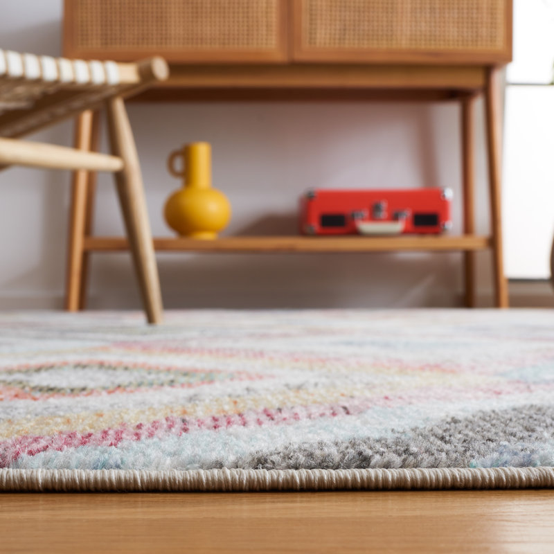 Edon 500 Performance Geometric Rug, Square 6'7"
