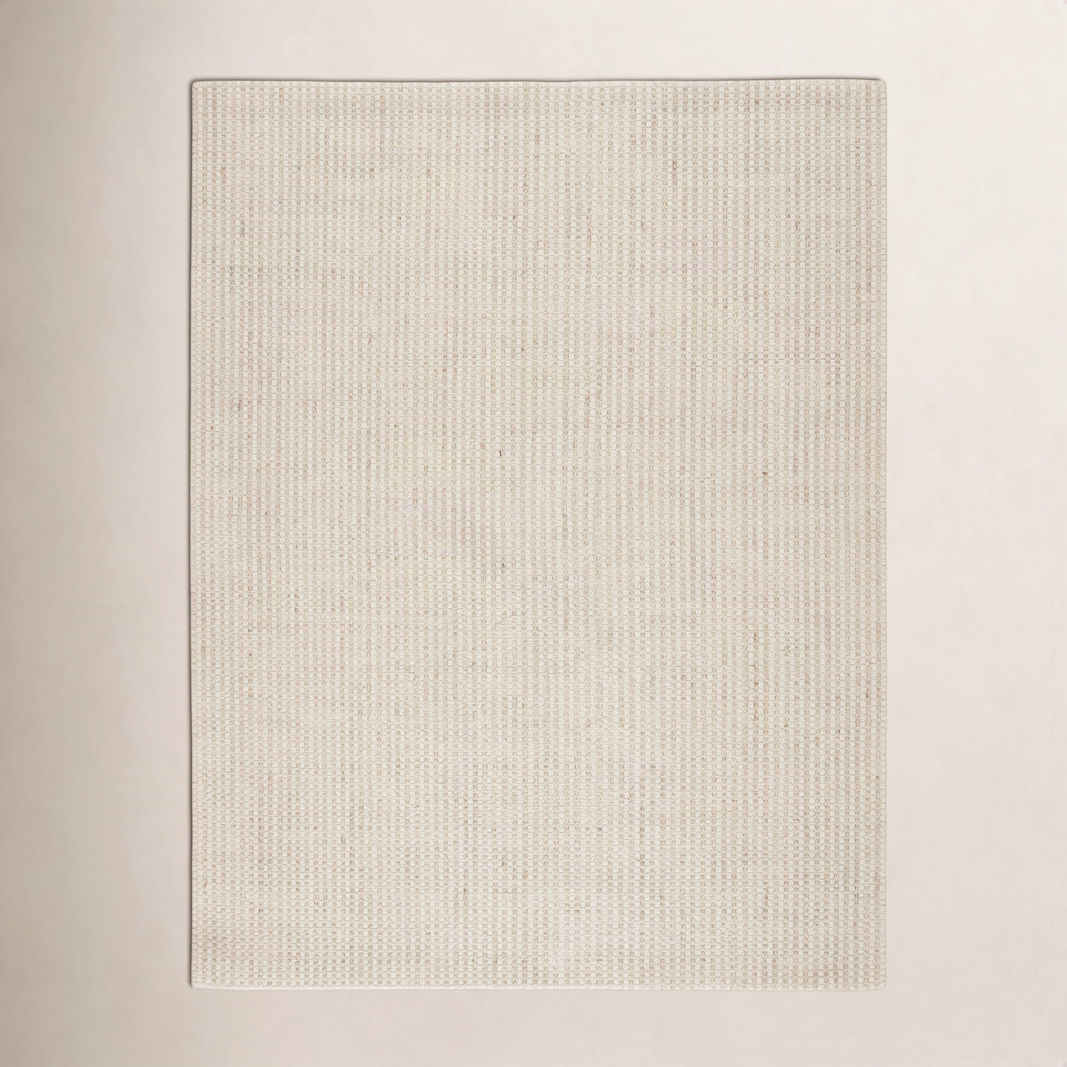 Alton Cream Hand-Woven Striped Wool Jute Rug, Rectangle 8' x 10'