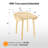 Extendable Round Solid Wood Dining Table-97801623