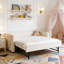 lit de jour moderne en velours, base de lit en bois robuste-562658562