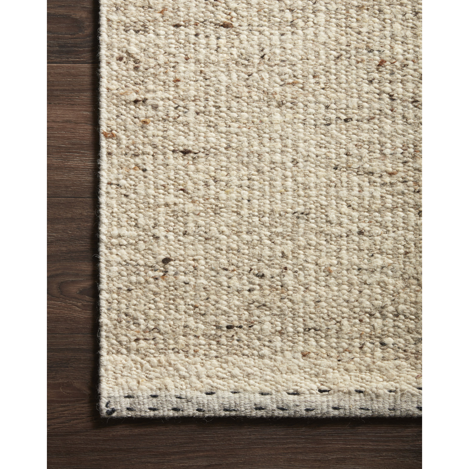 Larissa Natural Hand-Woven Rug, Rectangle 3'6" x 5'6"