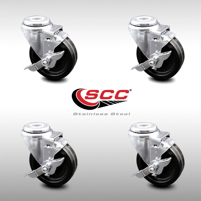 Ensemble de roulettes pivotantes SS