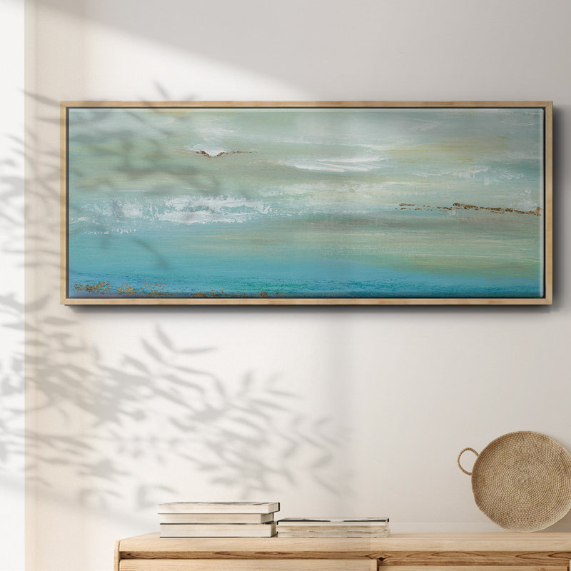 Horizon lointain - Toile avec cadre, H 20 po x l 50 po
