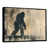 Toile avec cadre flottant noir