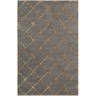 Contemporary Etowah Gray and Gold Color