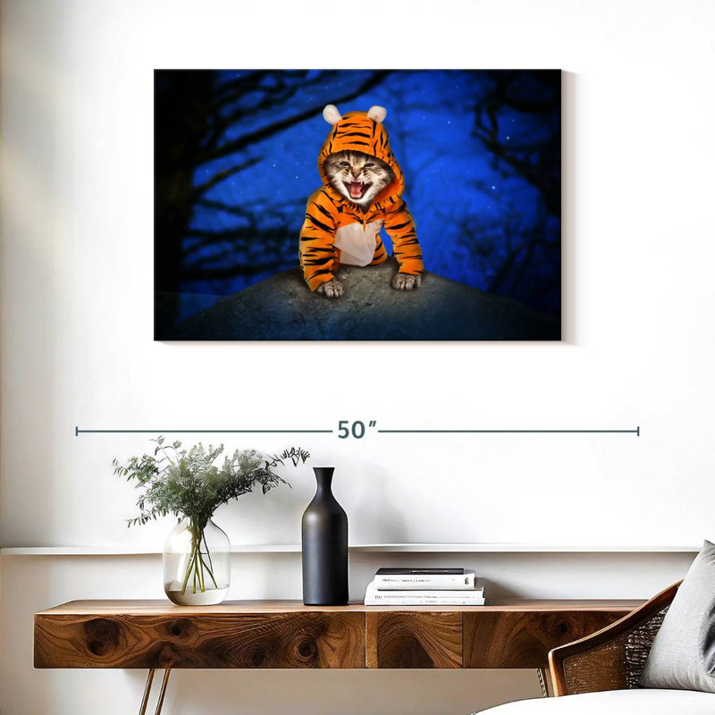 Halloween Cat, 24" H x 36" W