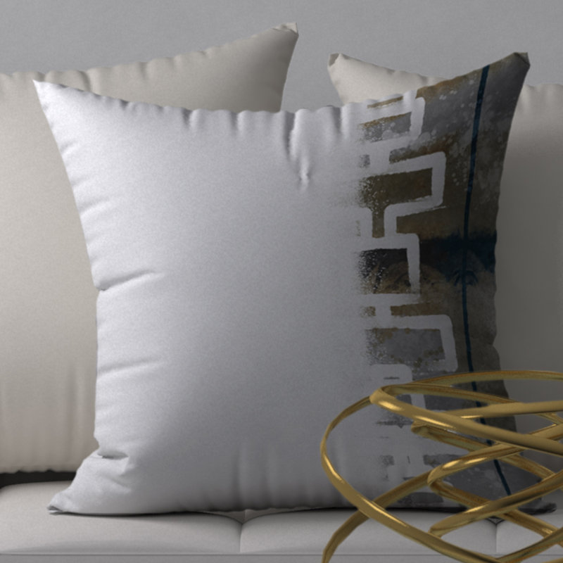 Housse de coussin carrée en santé spectaculaire et insert, 24 po x 24 po