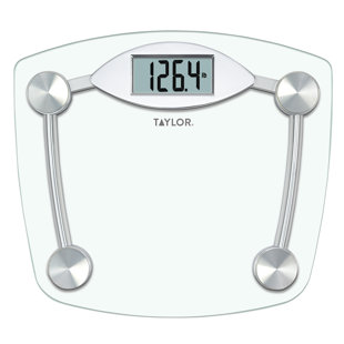 Taylor  Digital Bathroom Scale, Highly Accurate Body Weight Scale