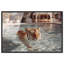 Décoration côtière Resort Tiger I Shadowbox Print par Notoriart, cadre noir, 15 x 10-1639305434-1639305437