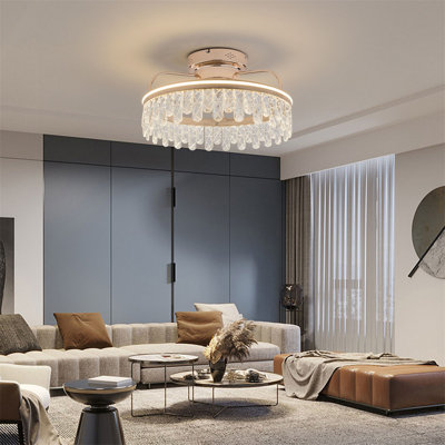 Le ventilateur de plafond moderne avec lumière