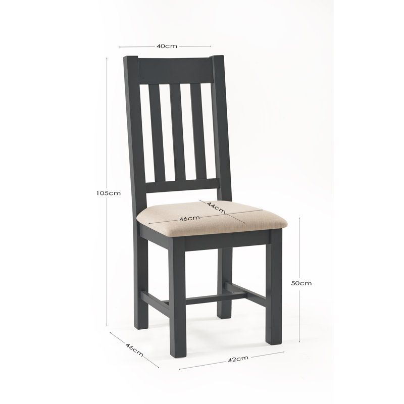 Abyan Dining Chairs In Dark Gray