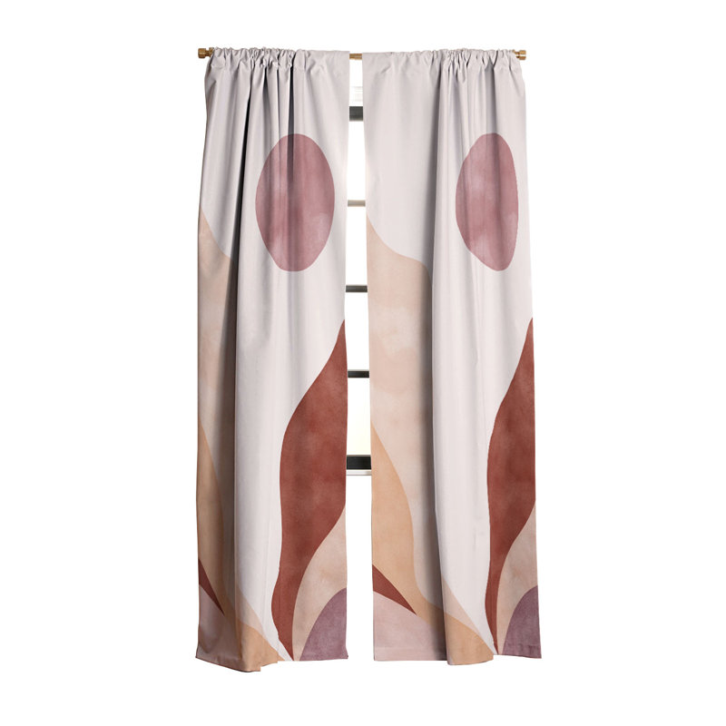 DorisciciArt boho sunrise occultant (1 panneau), l 50" x L 108"