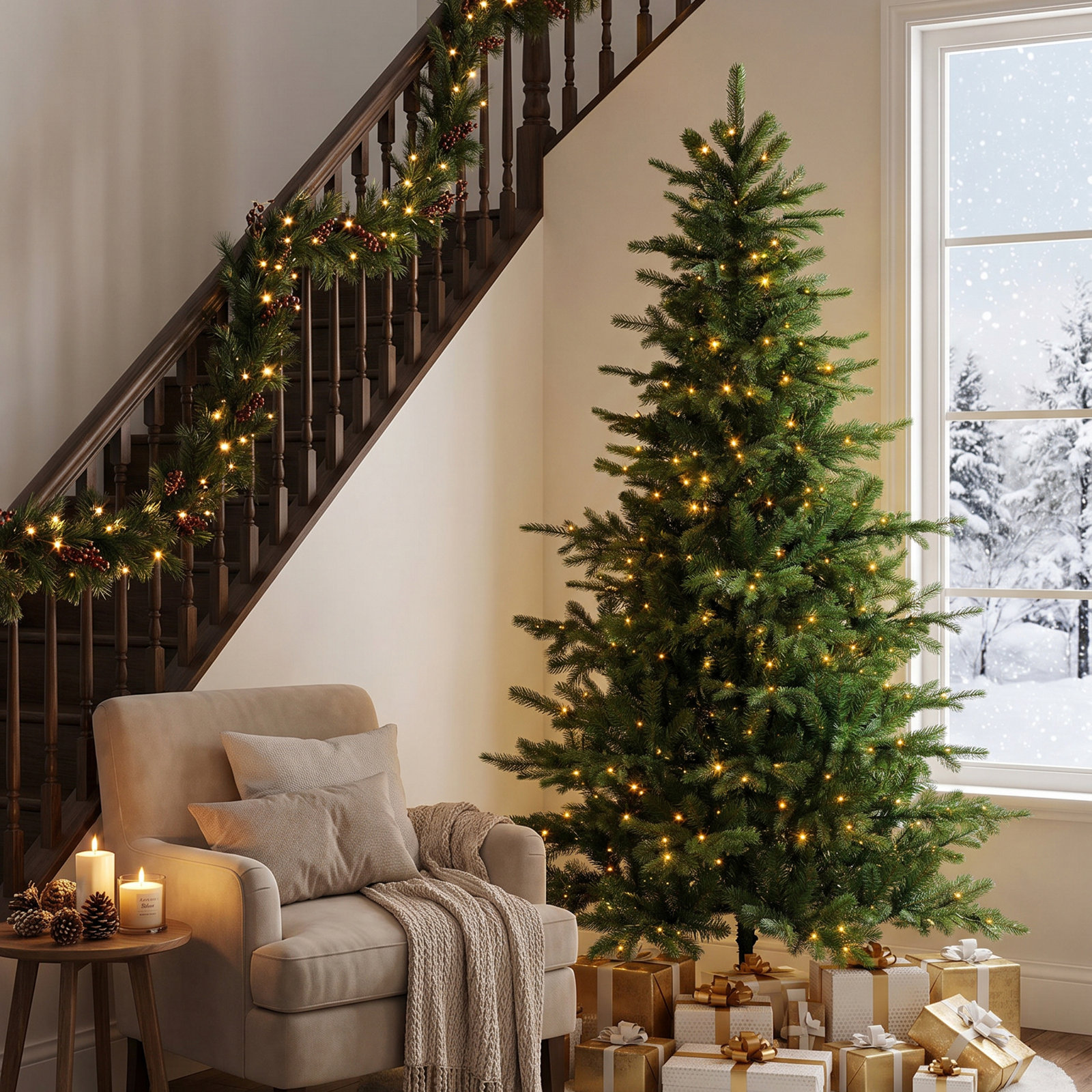 Mcdaniel 11' Pre-Lit Fir Christmas Tree, 6' H