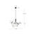 Moto 23 - Light Dimmable LED Sputnik Modern Linear Chandelier